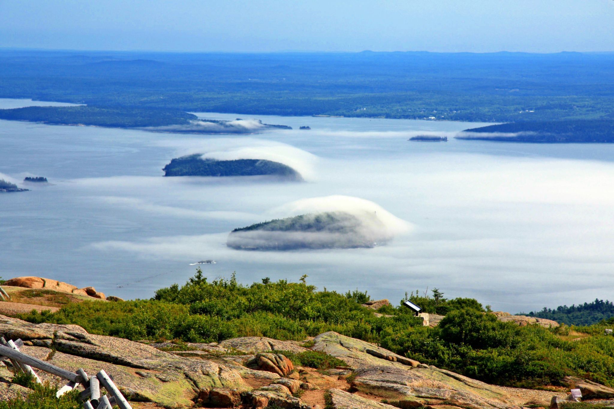 Acadia National Park, view from Cadillac Mountain, USA
