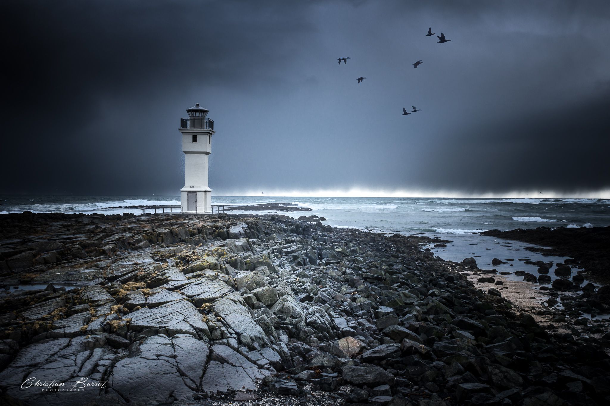 The old Akranes Lighthouse, Iceland