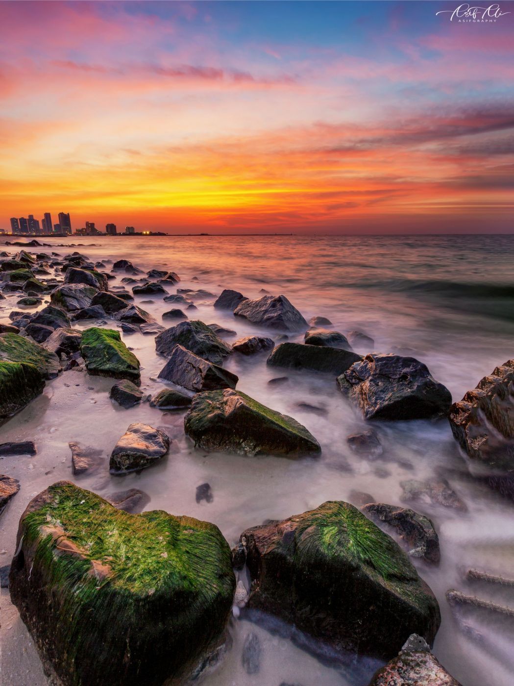 Al Zorah Beach Ajman UAE, United Arab Emirates