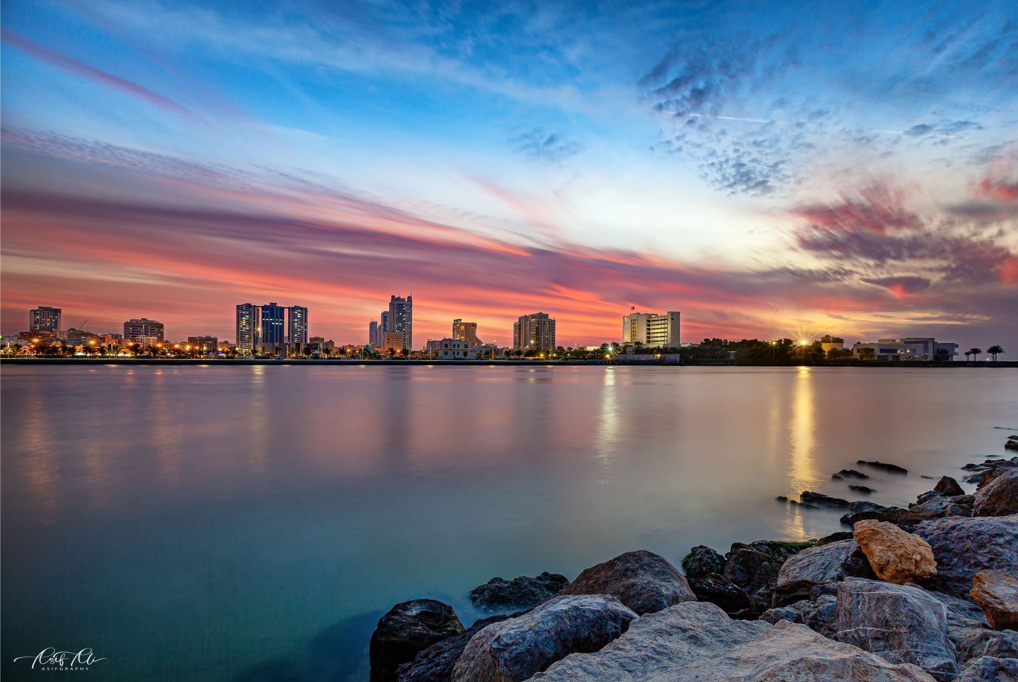 Al Zorah Beach Ajman UAE, United Arab Emirates