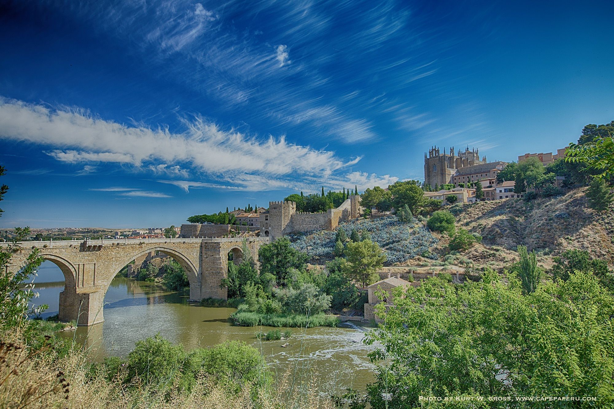 Alcantara Bridge, Toledo, Spain