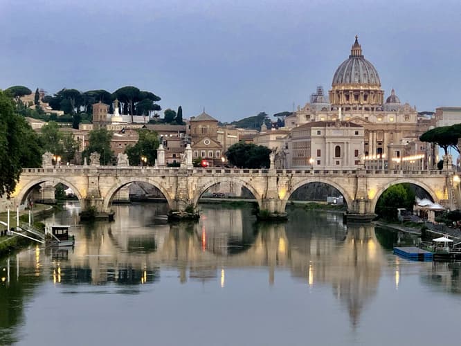 Basilica di San Pietro from Ponte Umberto I