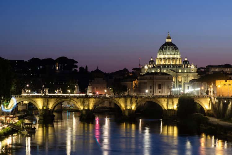 Basilica di San Pietro from Ponte Umberto I