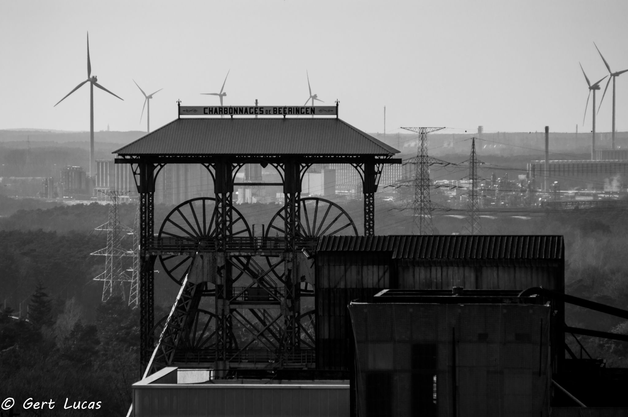 View over Be-MINE mining site, Belgium
