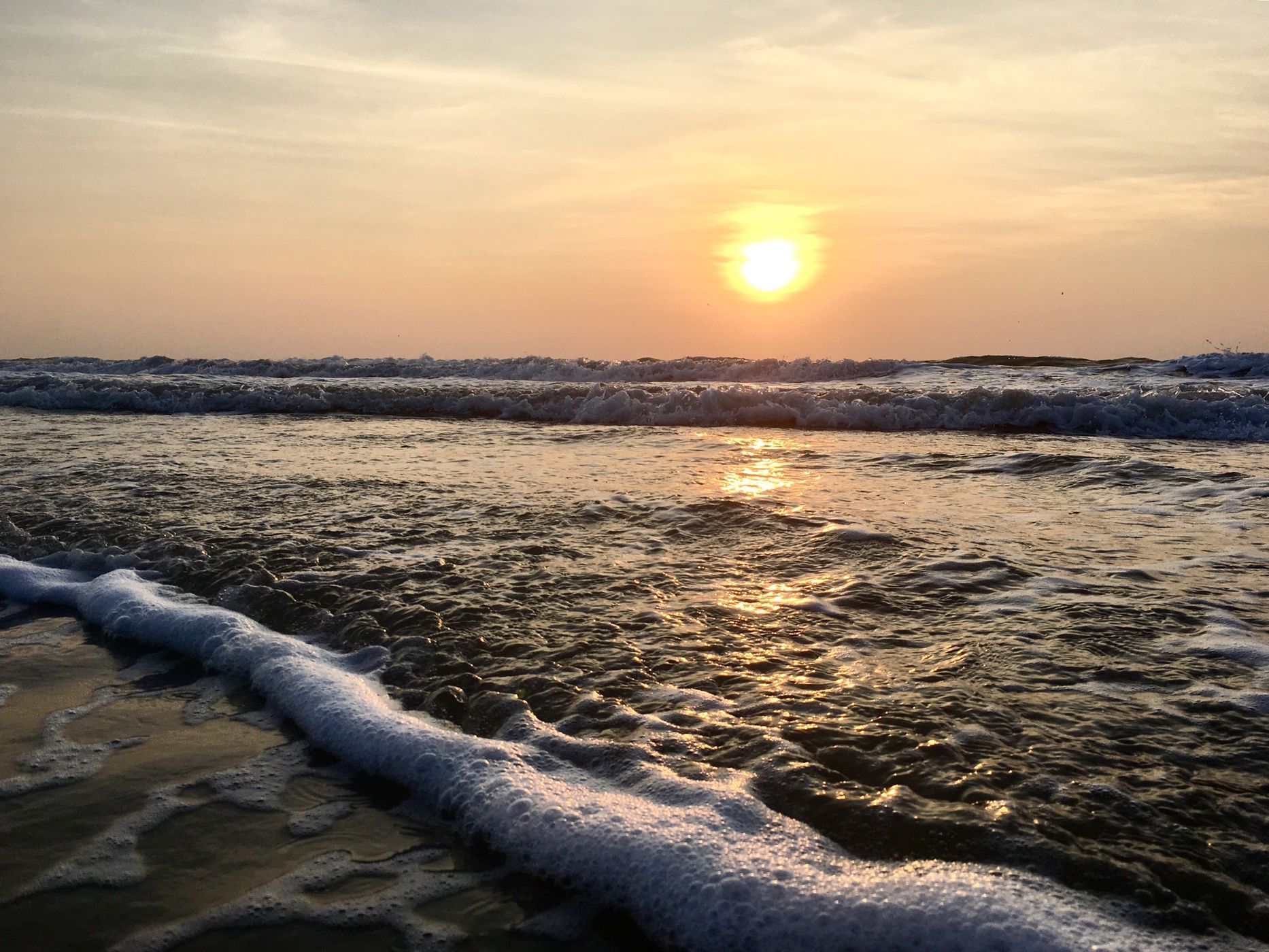 Beach view at Malpe, Karnataka, India