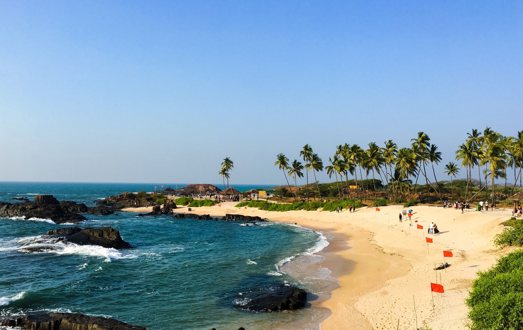 Beach view at Malpe, Karnataka, India
