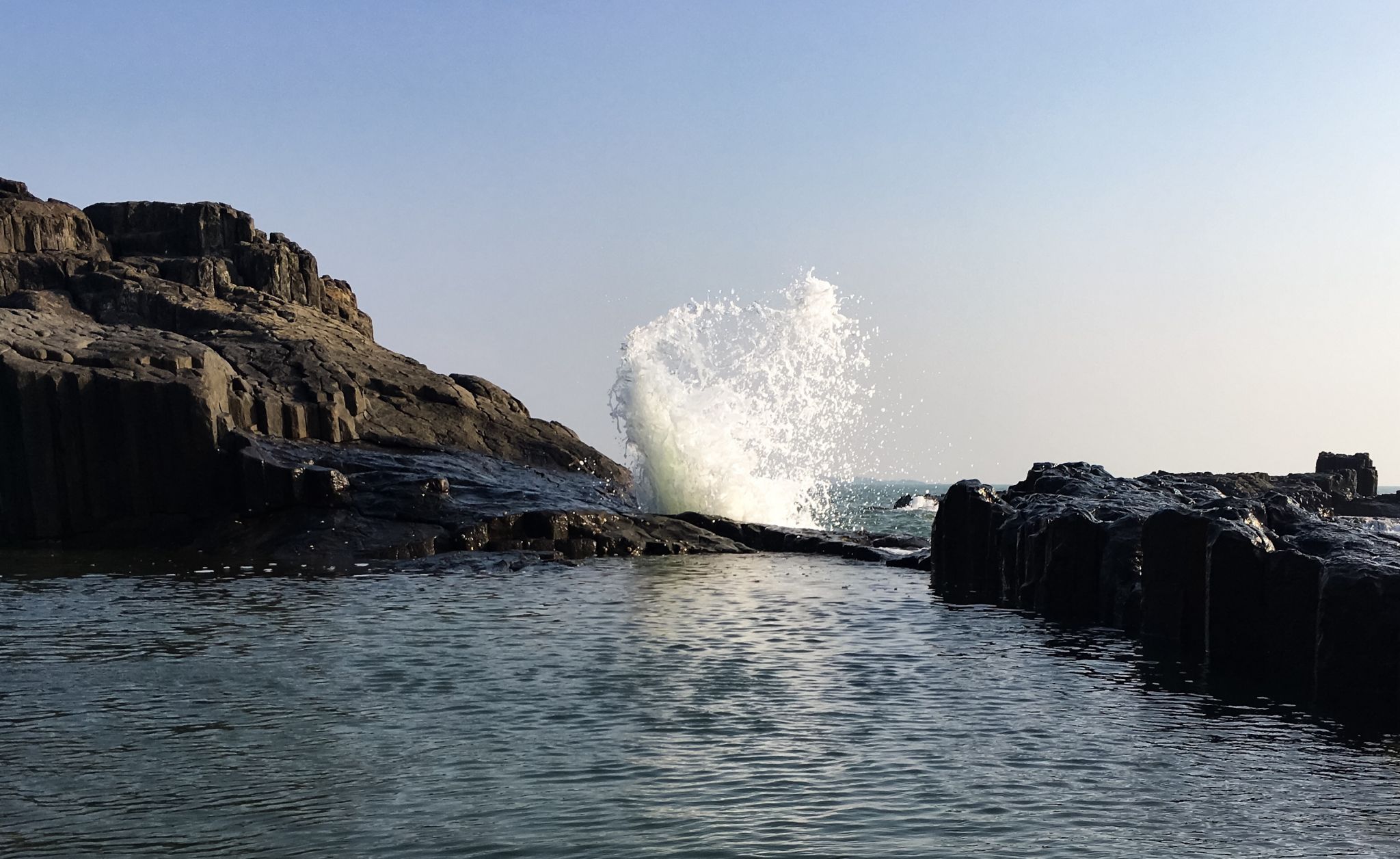 Beach view at Malpe, Karnataka, India