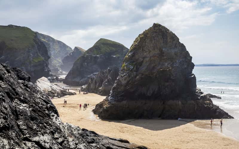 Bedruthan Steps Beach , Cornwall