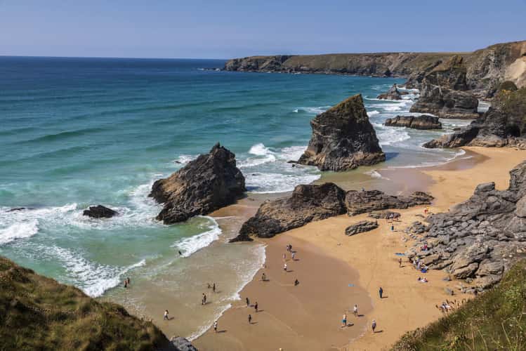 Bedruthan Steps Beach , Cornwall