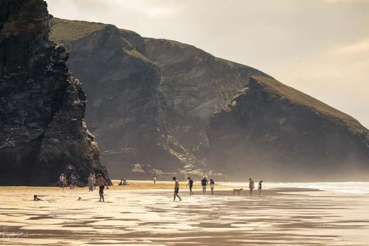 Bedruthan Steps Beach , Cornwall