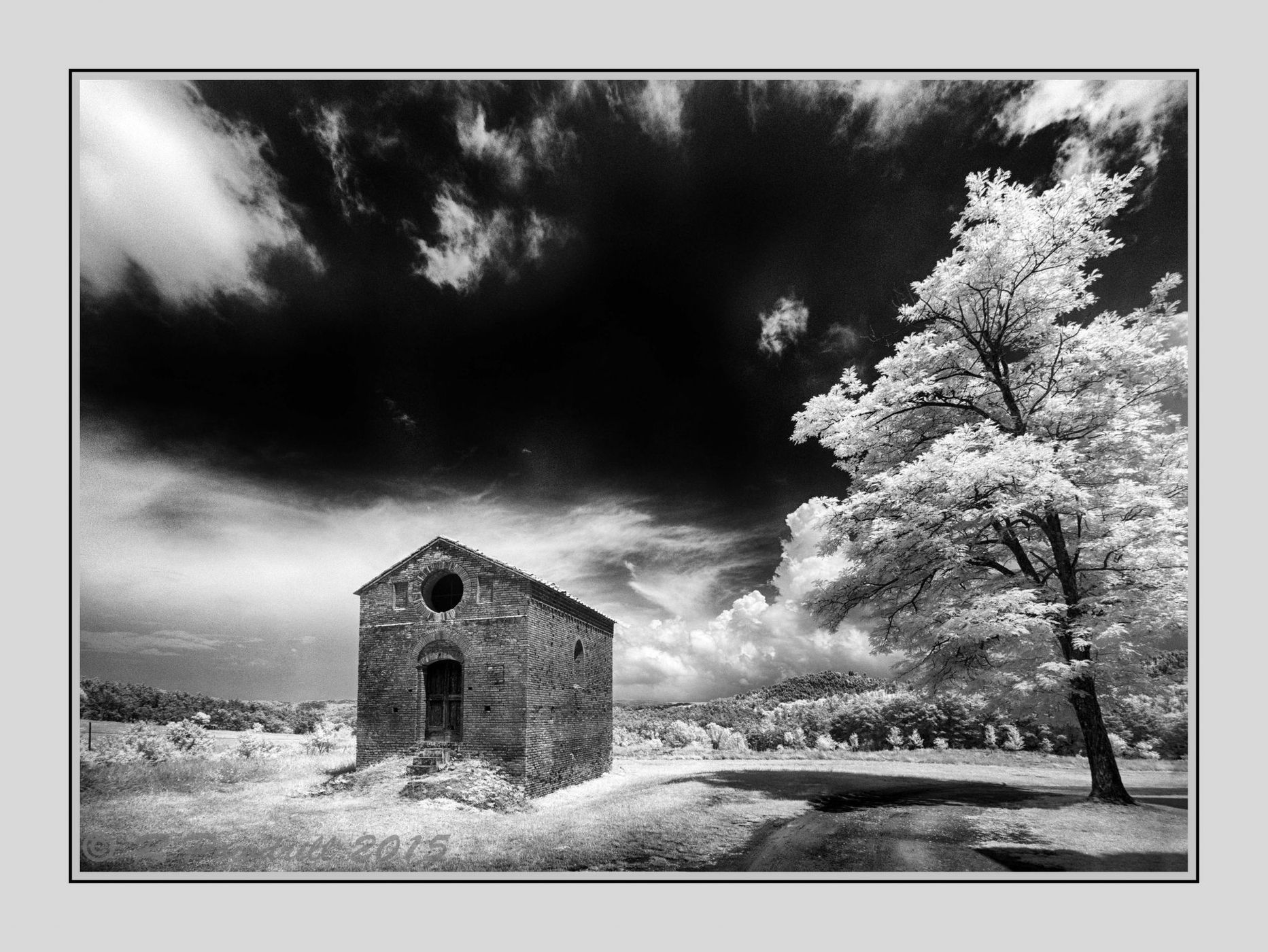 Behind the Abbey of San Galgano, Italy