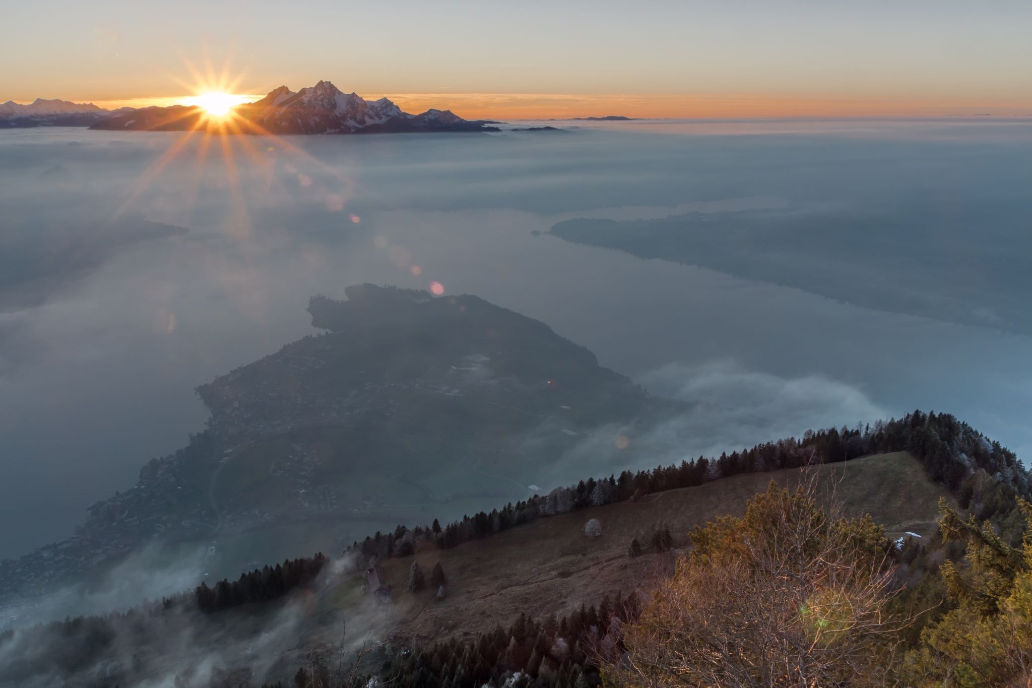 bench with a view, Switzerland