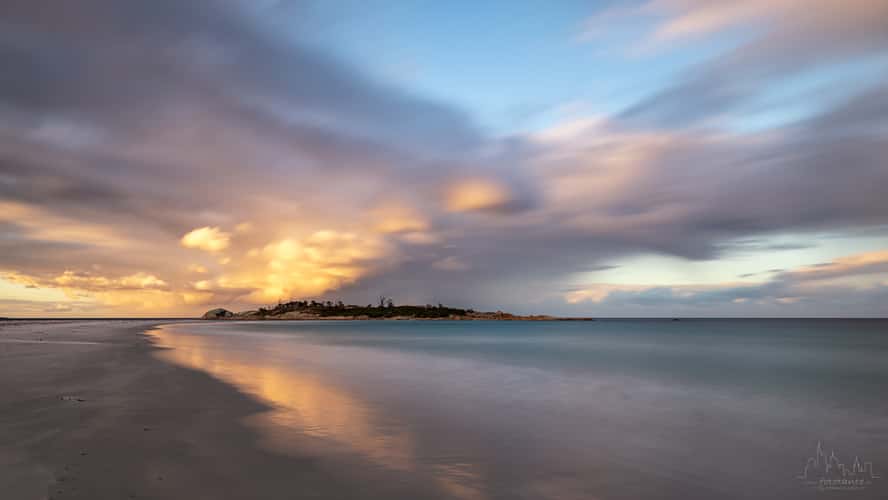 Bicheno sunset, Tasmania, Australia