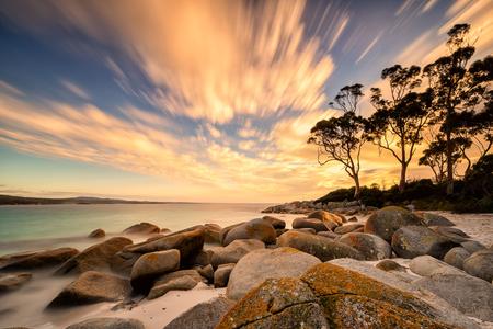 Binalong Bay sunrise, Tasmania, Australia