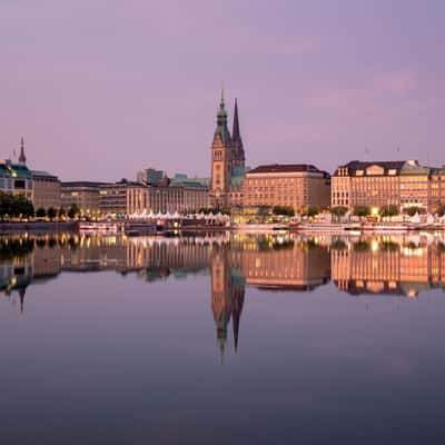 Binnenalster-View, Hamburg, Germany