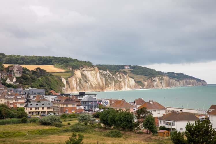 Blick auf Pourville-sur-Mer