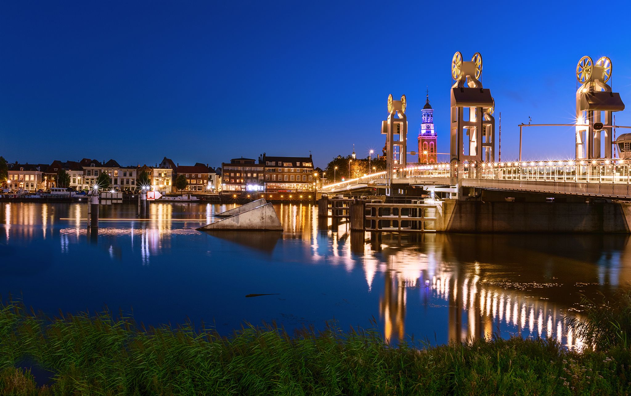Blue hour Kampen, the Netherlands, Netherlands
