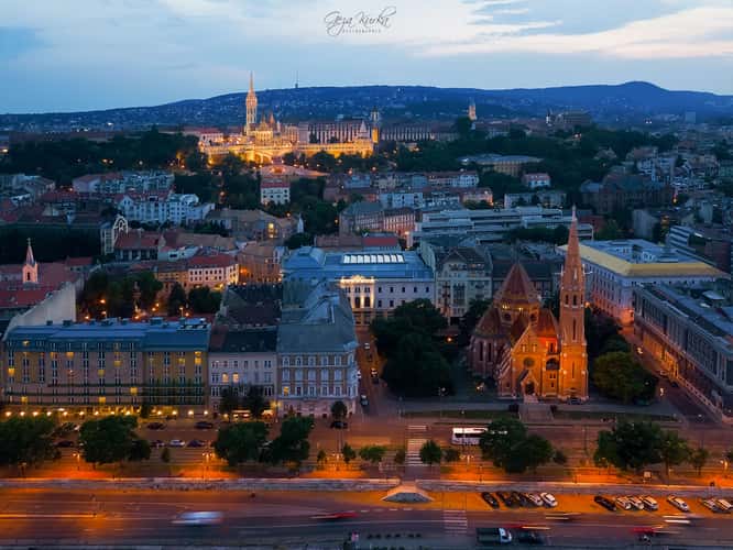 Buda side Cityscape with Fisherman's bastion