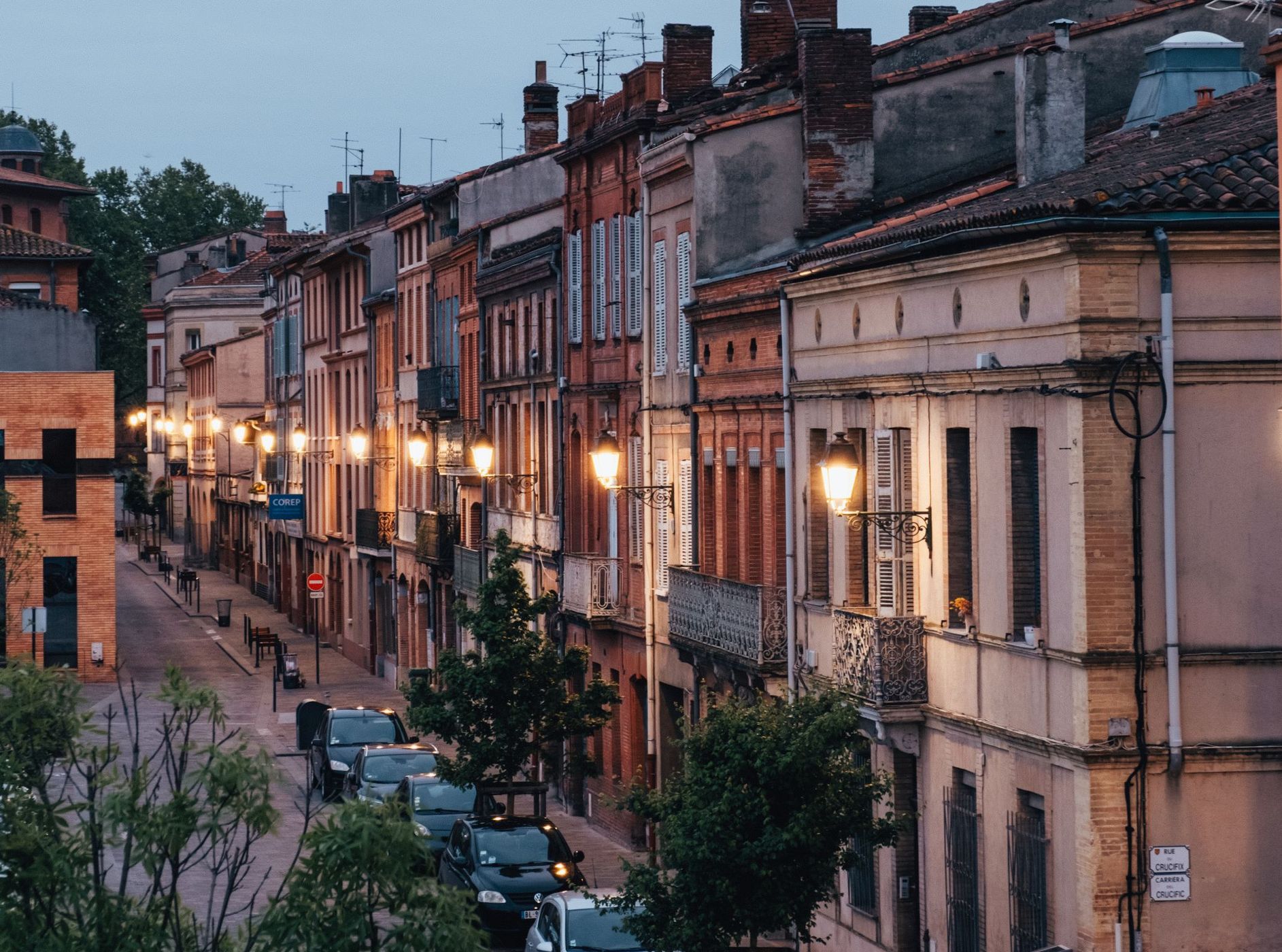 Buildings near Rue du Pont Saint-Pierre, France