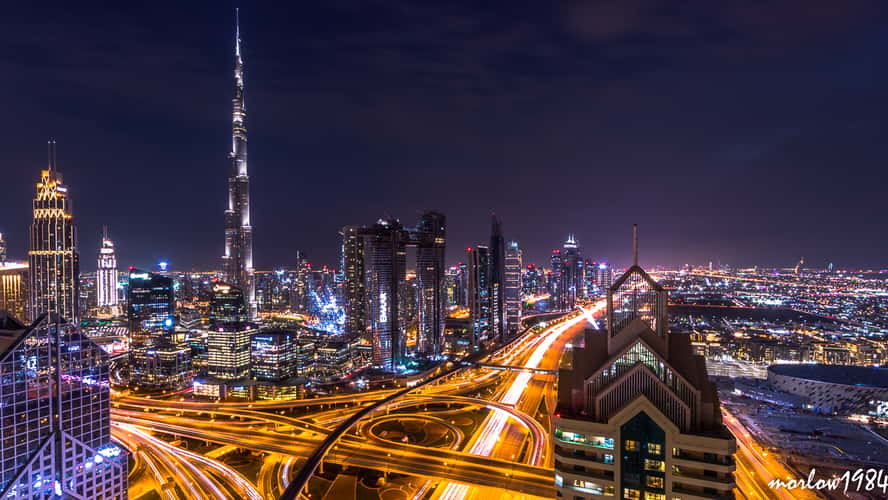 The Best View of Dubai, Burj Khalifa view from Shangri-La