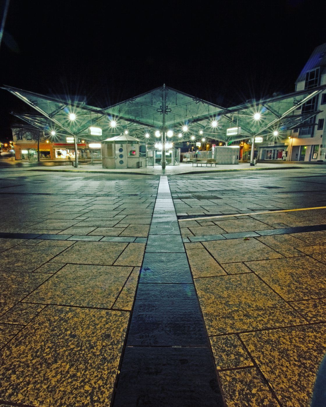 Busstop Schweinfurt, Germany
