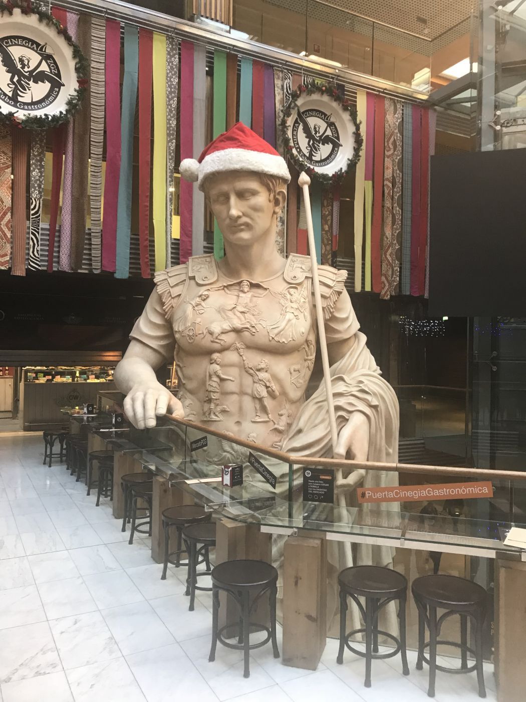 Caesar Augusto Giant Sculpture, Spain
