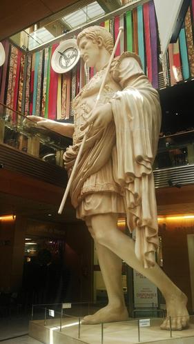 Caesar Augusto Giant Sculpture