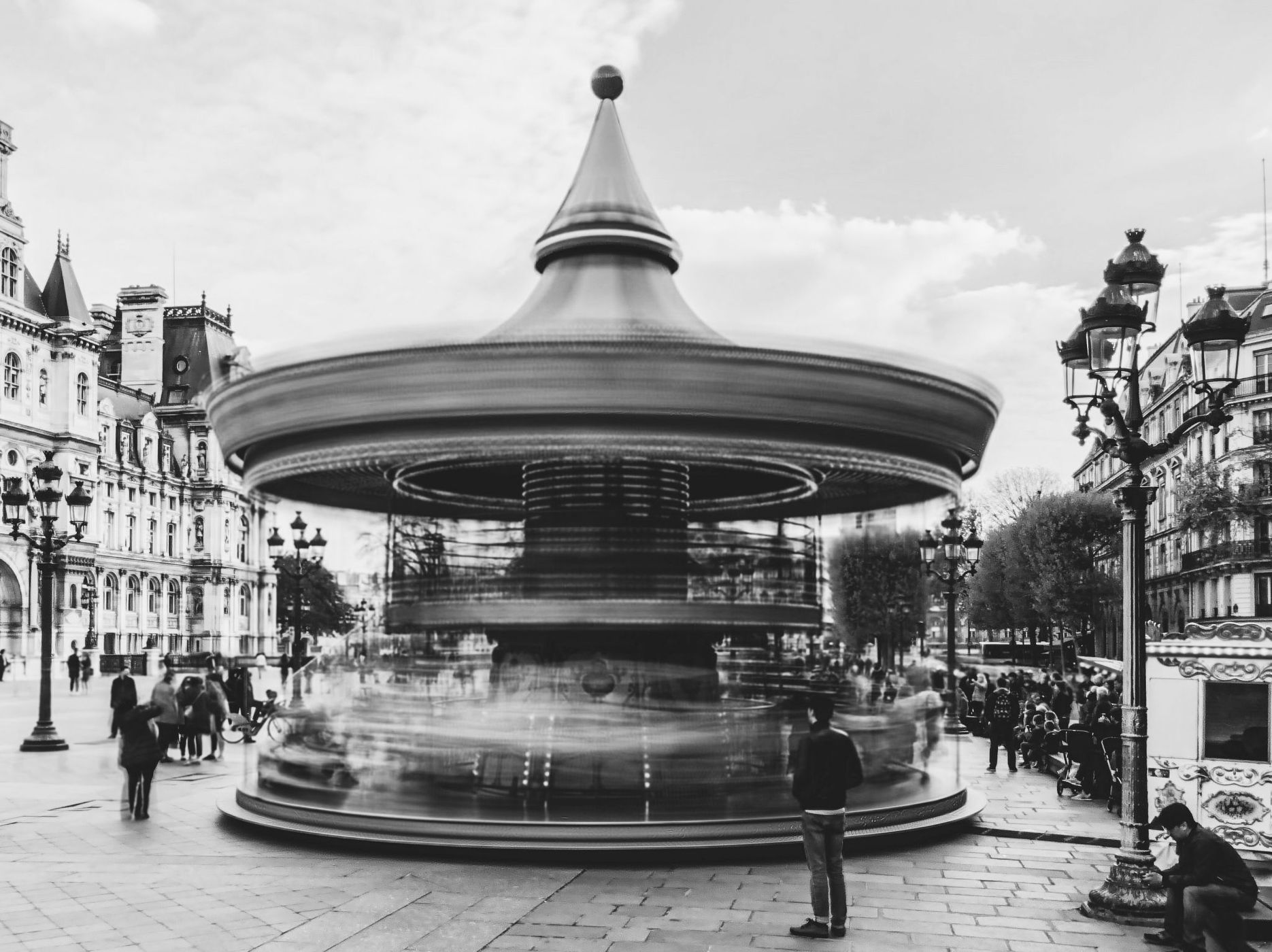 Carousel at Hotel de Ville, France
