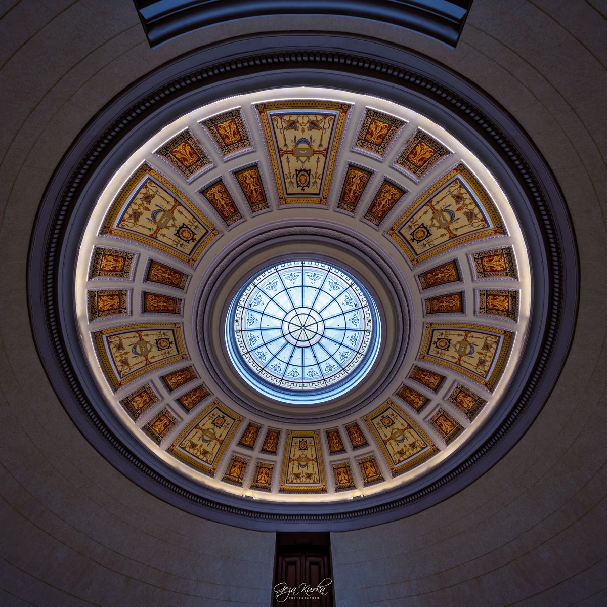 Celling of the varkert bazaar, Hungary