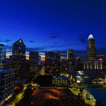 Charlotte skyline, USA