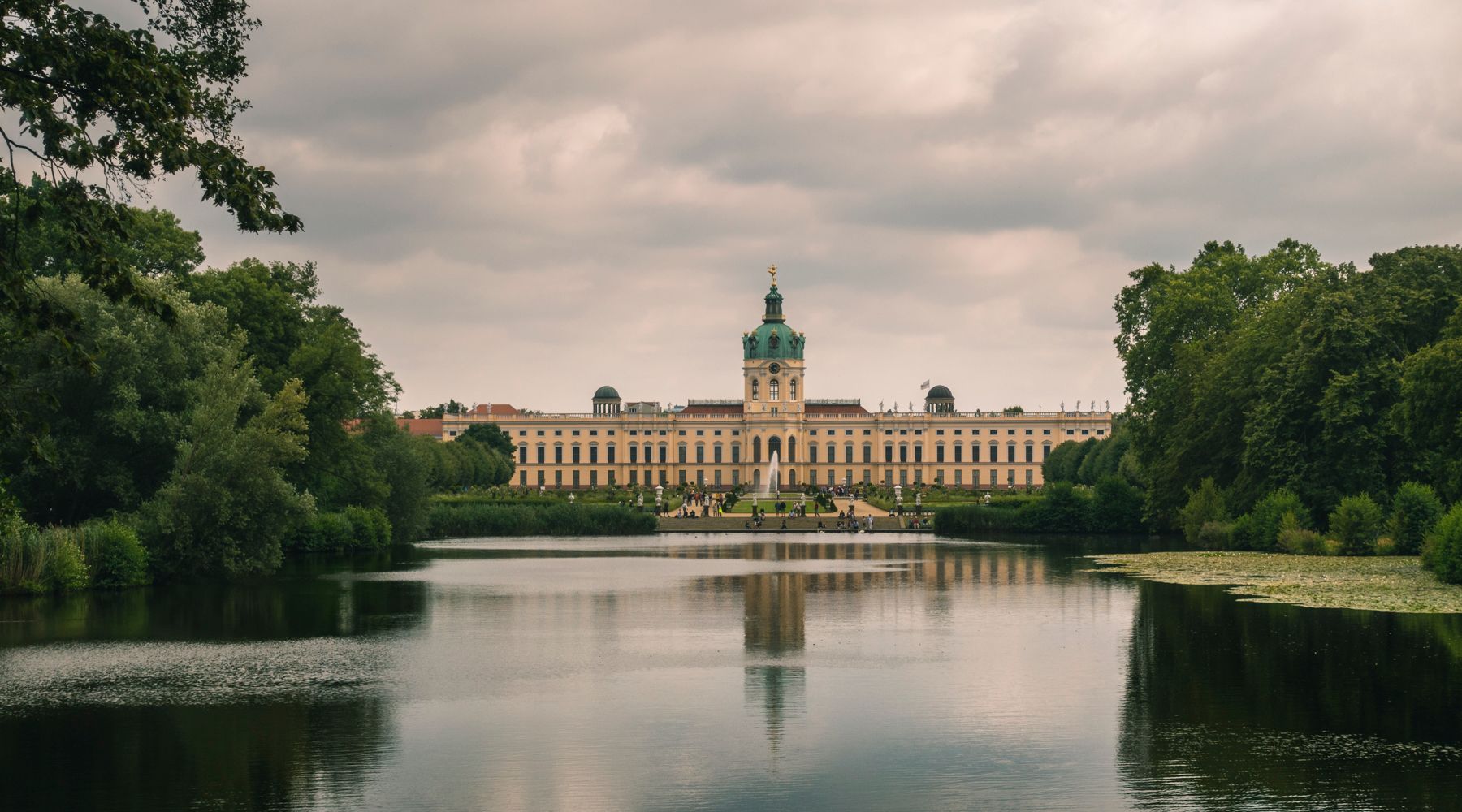 Back view of Charlottenburg Palace, Berlin, Germany