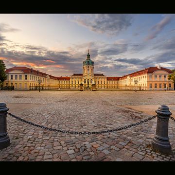Front view of Charlottenburg Palace, Berlin, Germany