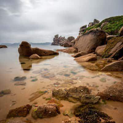 Cove at Côte de Granit Rose, France