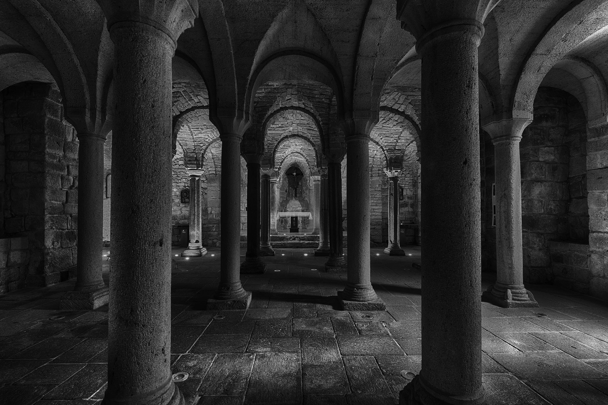 Crypt of Abbadia San Salvatore, Italy