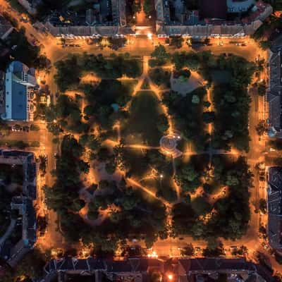 Cute park in Budapest, Hungary