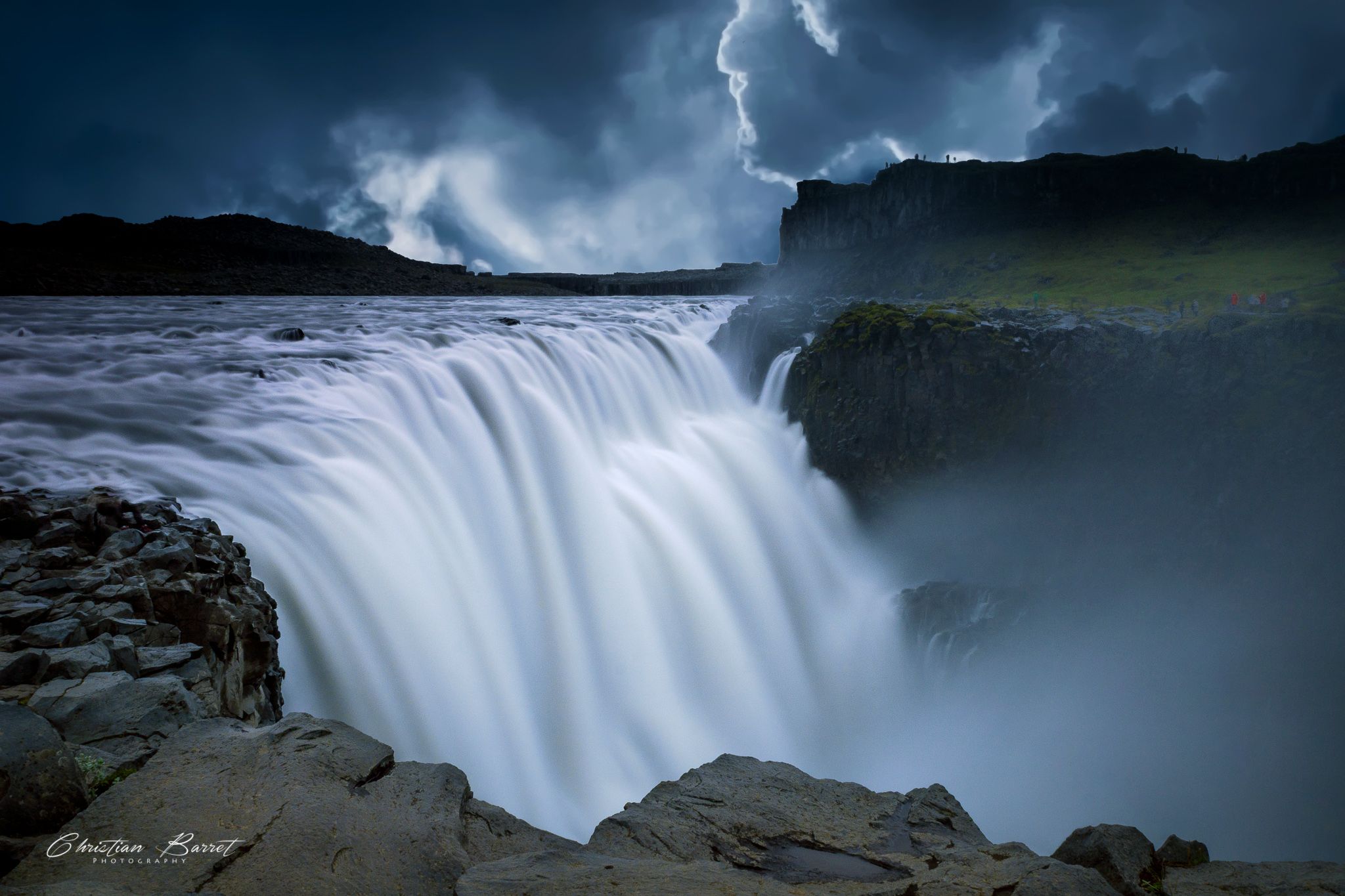 Dettifoss, from the East side, Iceland