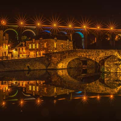 Dinan old bridge, France