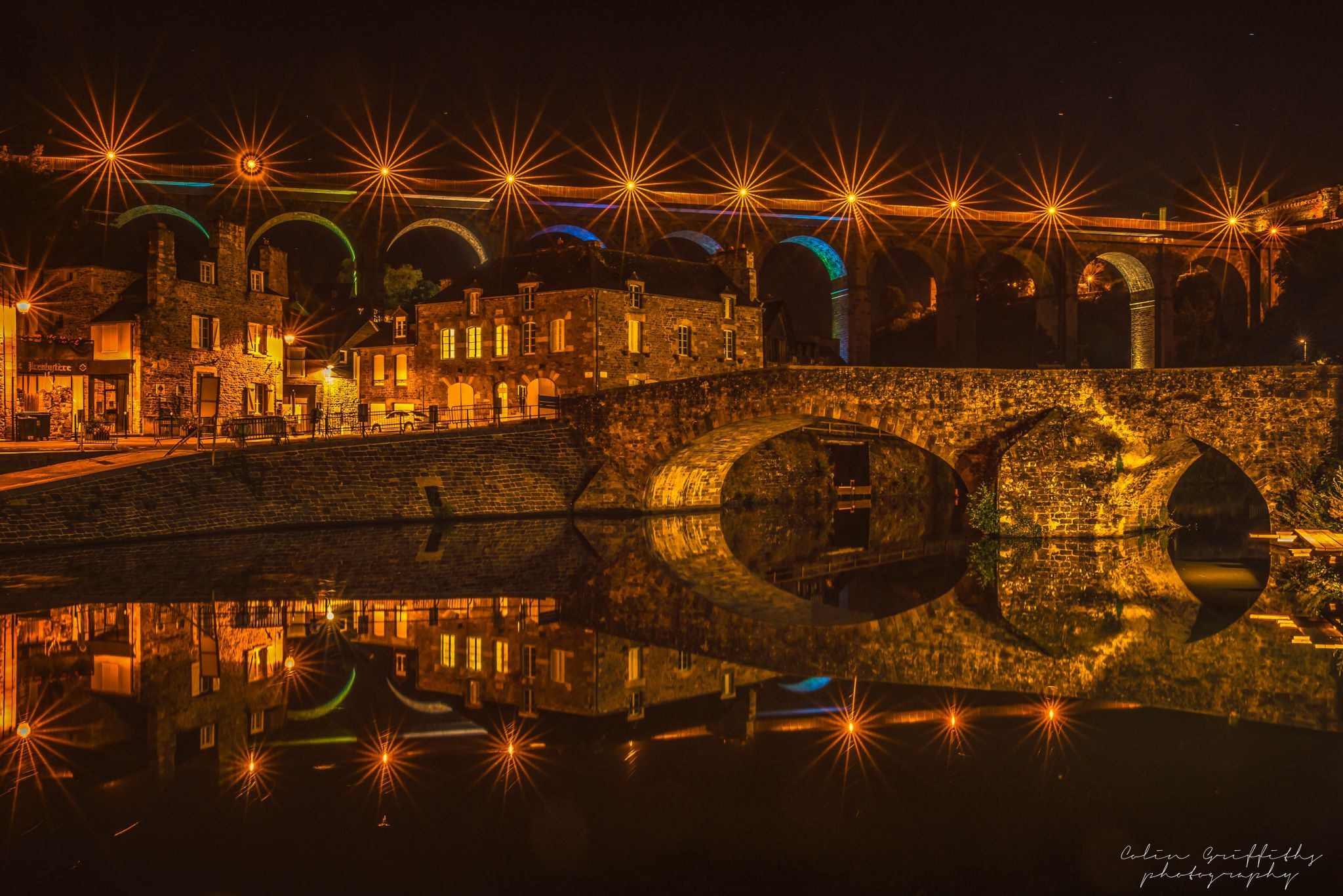 Dinan old bridge, France