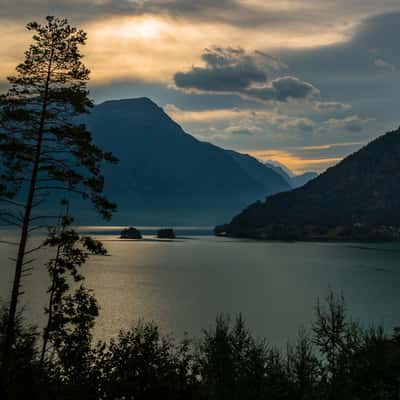 Dusk at the Lake of Stryn, Norway