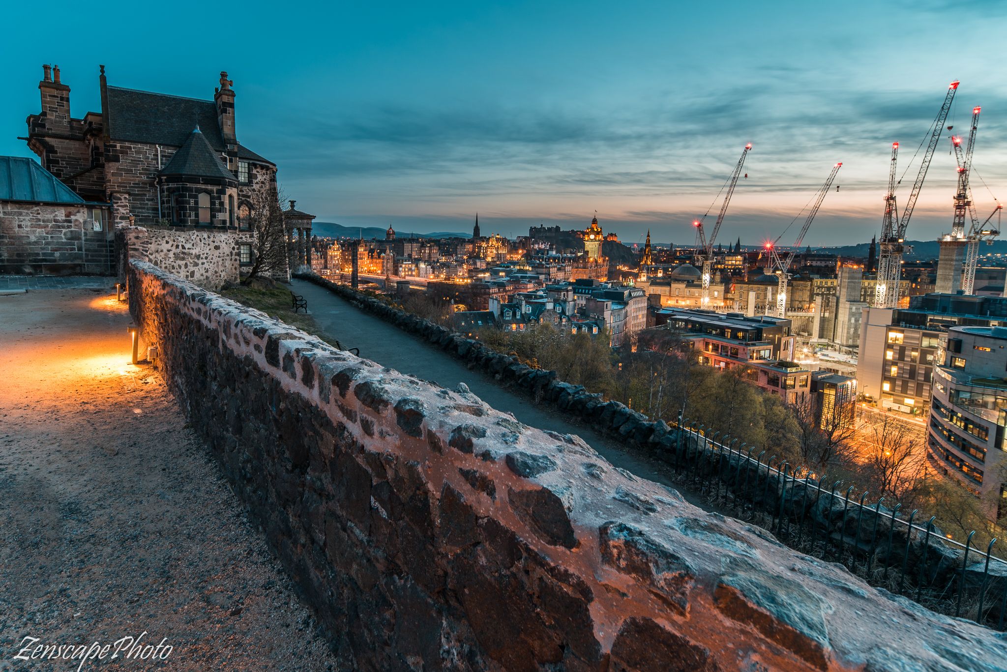 View from Calton Hill, Edinburgh, United Kingdom