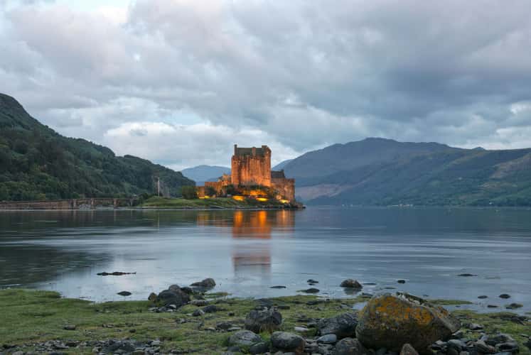 Eilean Donan Castle from the Loch Long Bridge