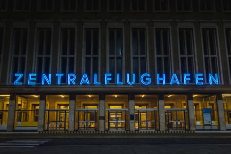 Empty floors of Tempelhof