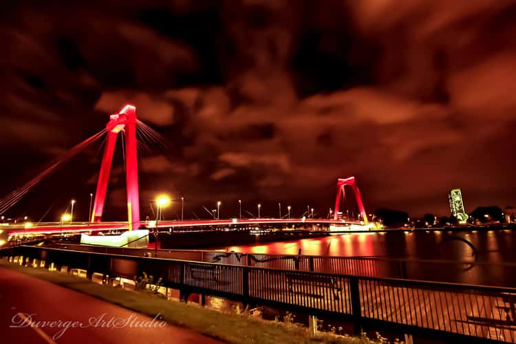 Erasmus Bridge (south view), Rotterdam