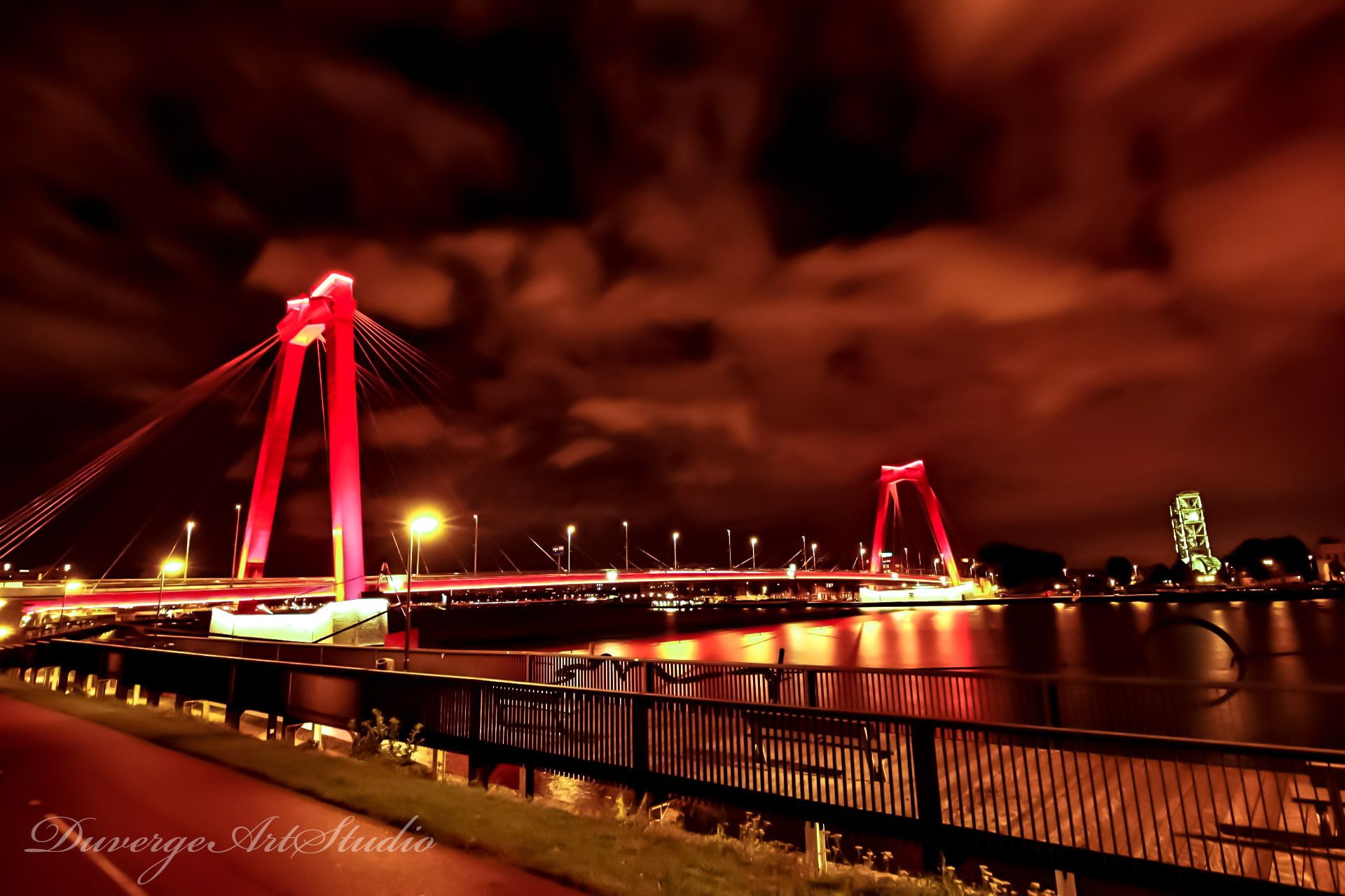 Erasmus Bridge (south view), Rotterdam, Netherlands