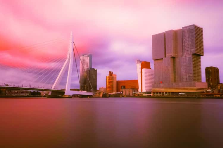 Erasmus Bridge (south view), Rotterdam
