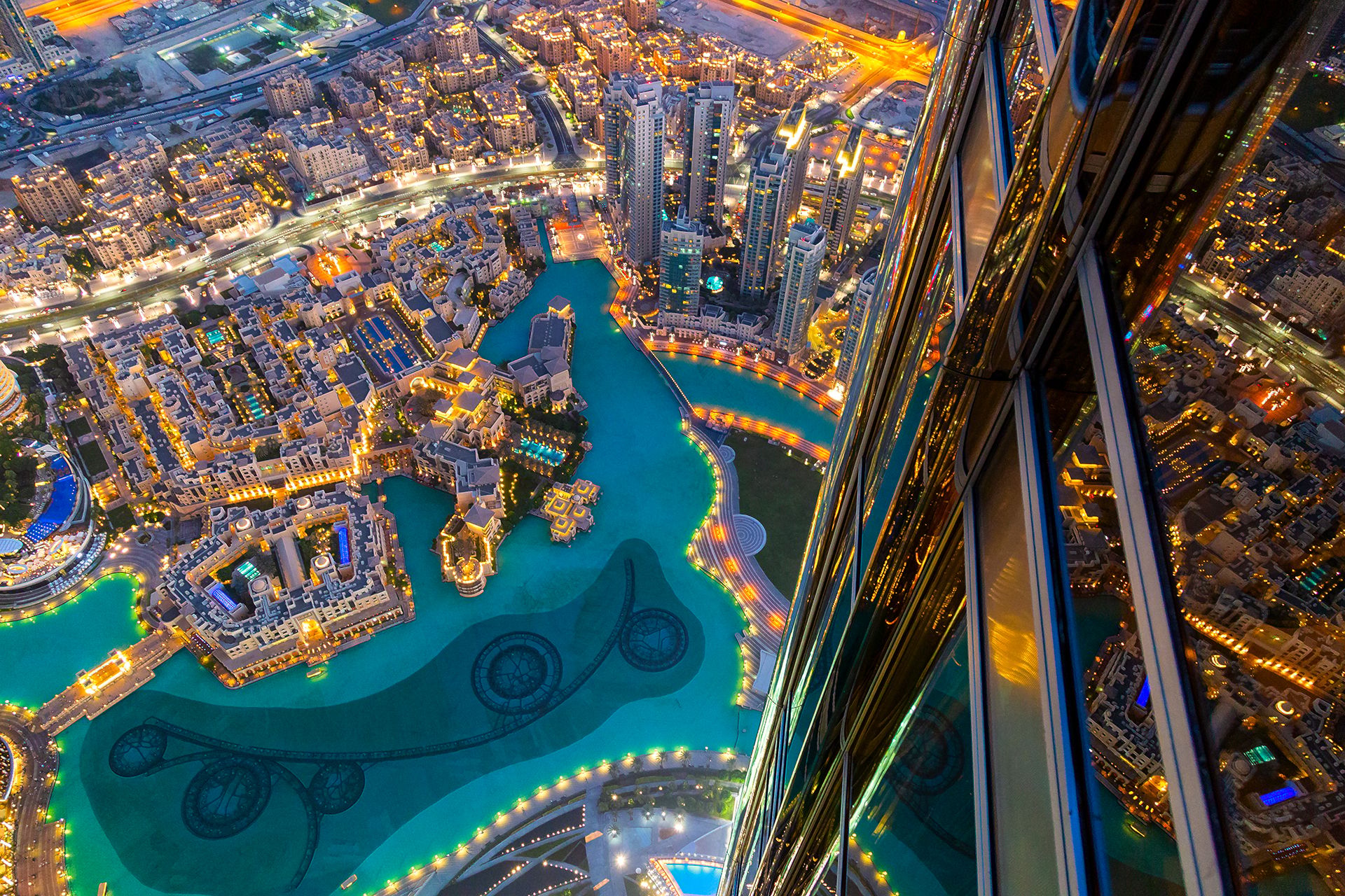 View from Burj Khalifa, United Arab Emirates