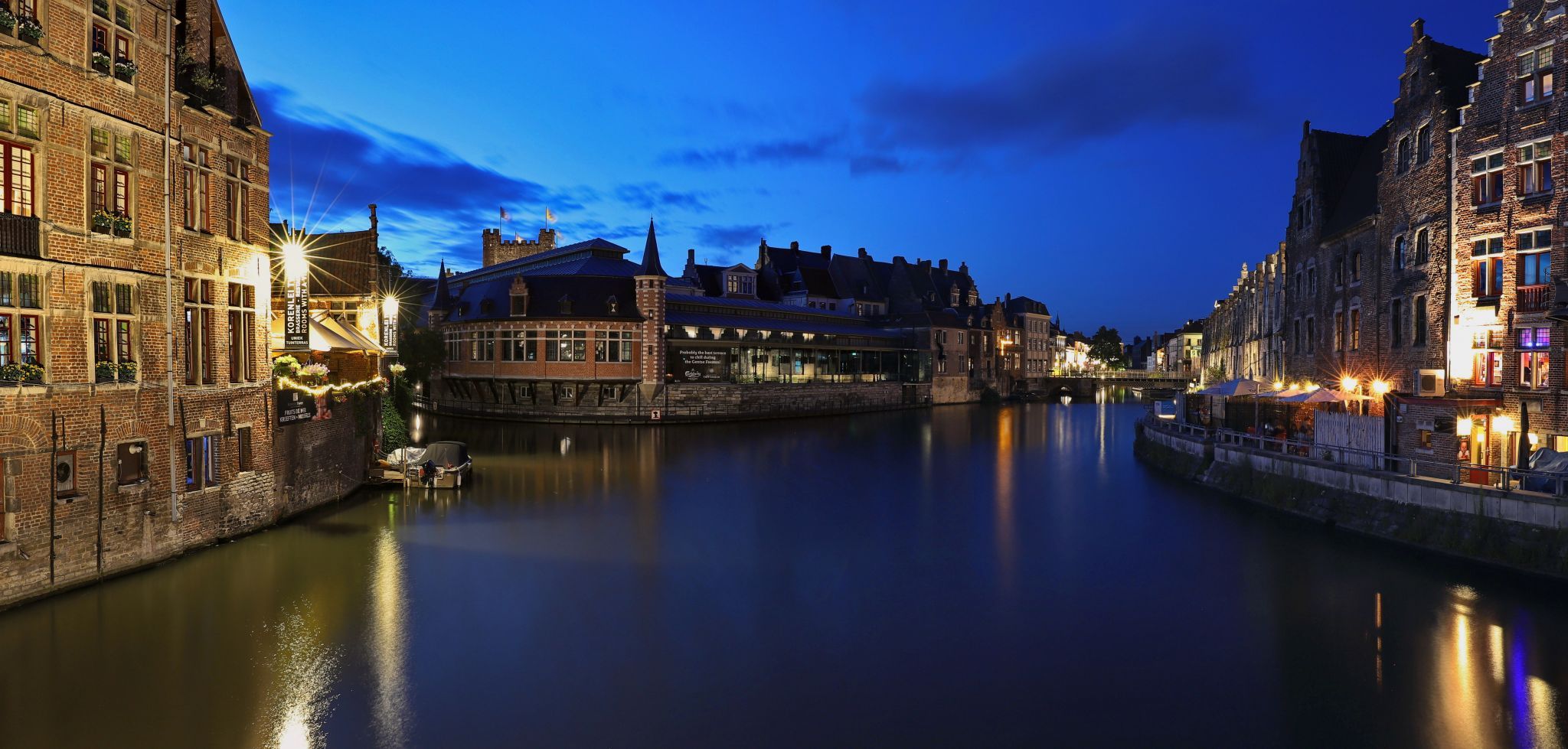 Gent at night, Belgium
