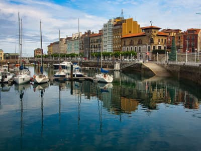 Gijon boat harbour