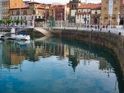 Gijon boat harbour