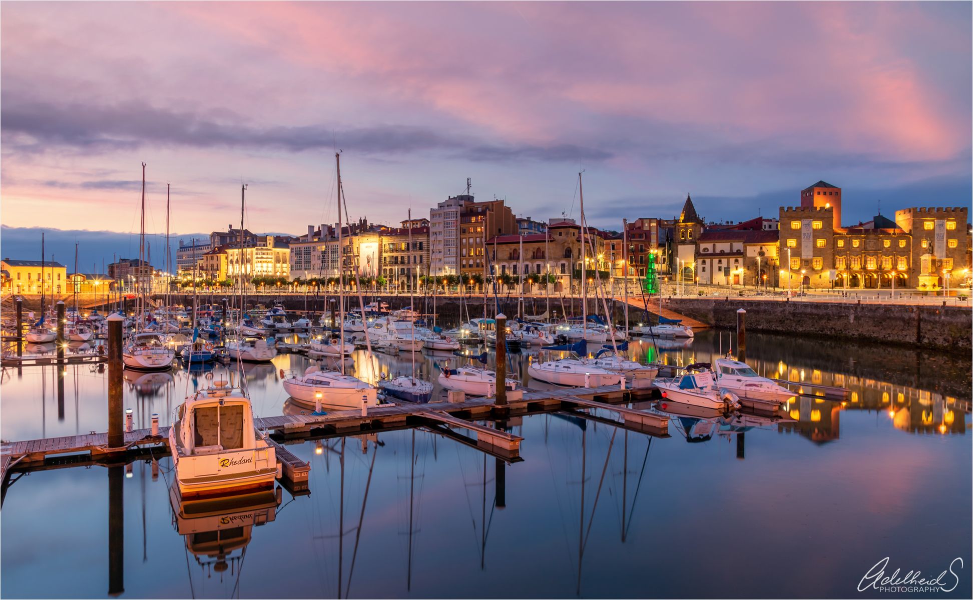 Gijon boat harbour, Spain